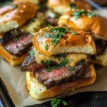 Cowboy Butter Steak Sliders