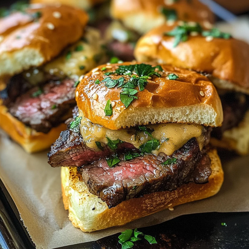 Cowboy Butter Steak Sliders