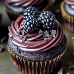 Dark Chocolate Blackberry Cupcakes: Indulge in a Decadent Dessert Delight