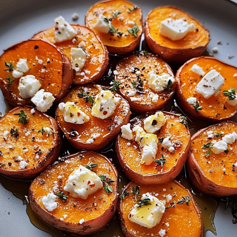 Delicious Honey Feta Sweet Potato Rounds Recipe for Any Meal