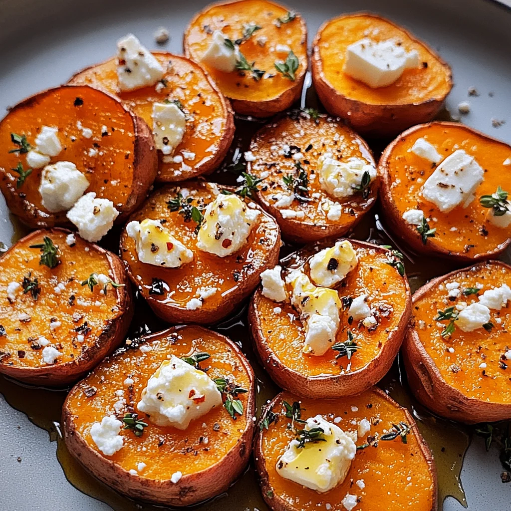 Delicious Honey Feta Sweet Potato Rounds Recipe for Any Meal
