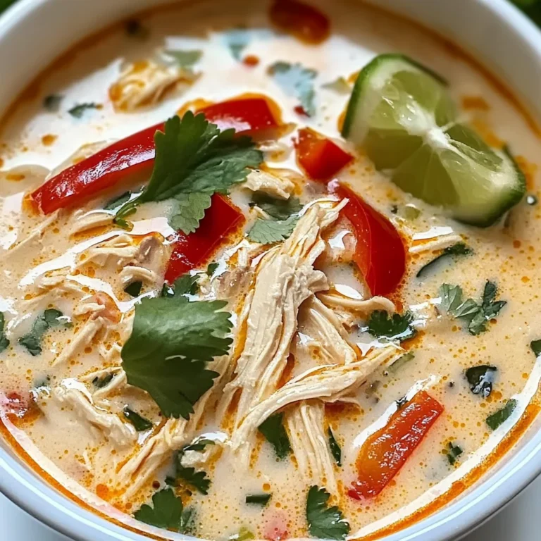 Easy Thai Coconut Chicken Soup