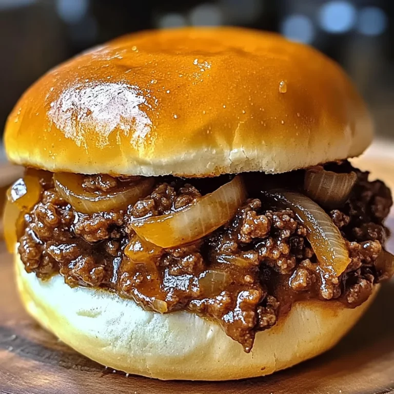 French Onion Beef Sloppy Joes