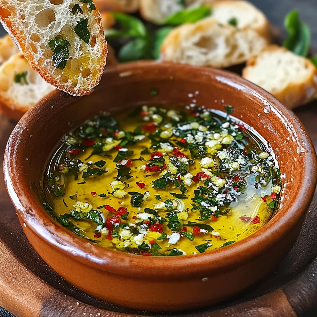 Irresistible Olive Oil Bread Dip