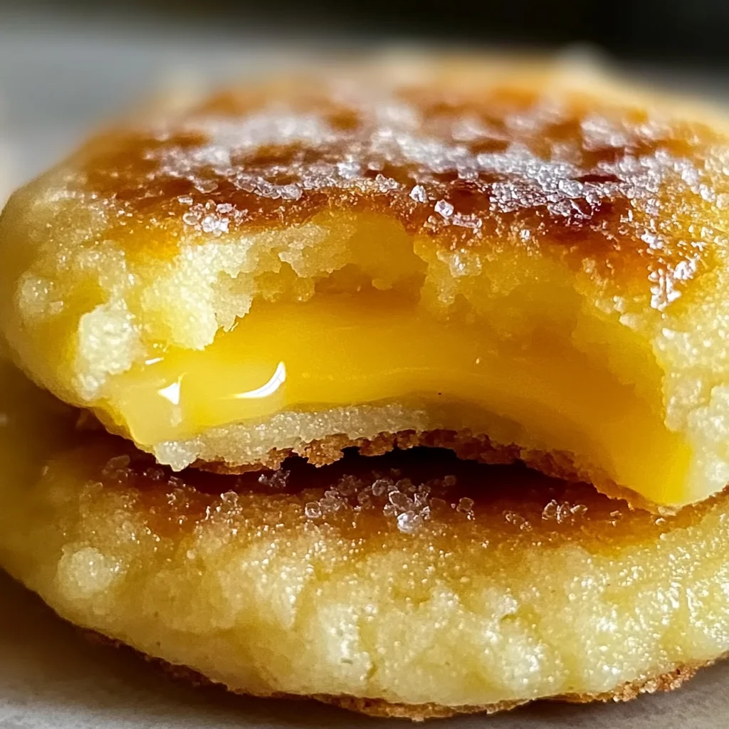 Lemon Curd Crème Brûlée Cookies - Tangy & Sweet Treat
