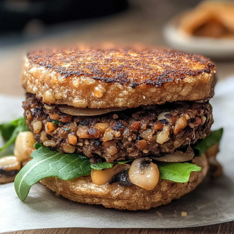 Mushroom Veggie Burgers