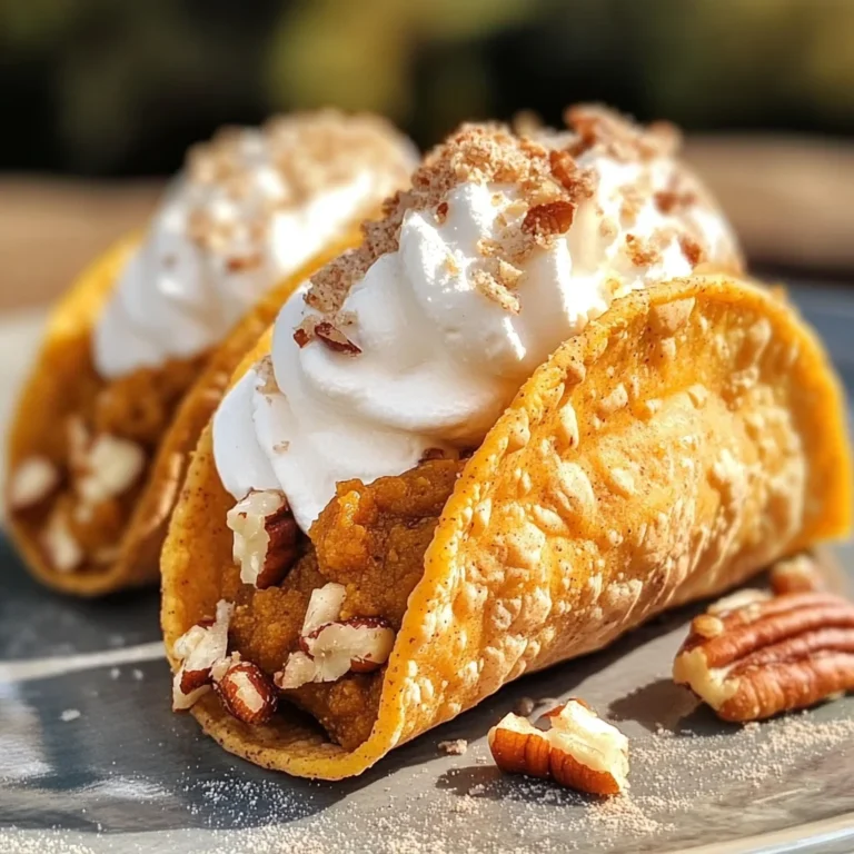 Pumpkin Pie Tacos