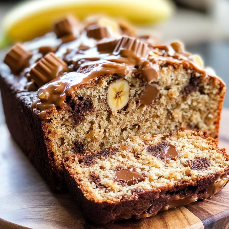 Reese's Peanut Butter Banana Bread