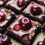 Roasted Chocolate Cherry Brownies