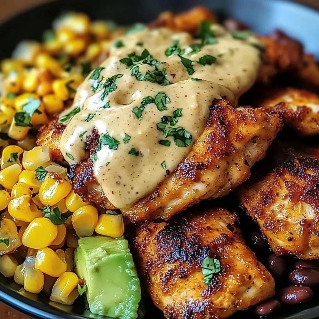 Street Corn Chicken Bowl: A Flavorful & Easy Recipe
