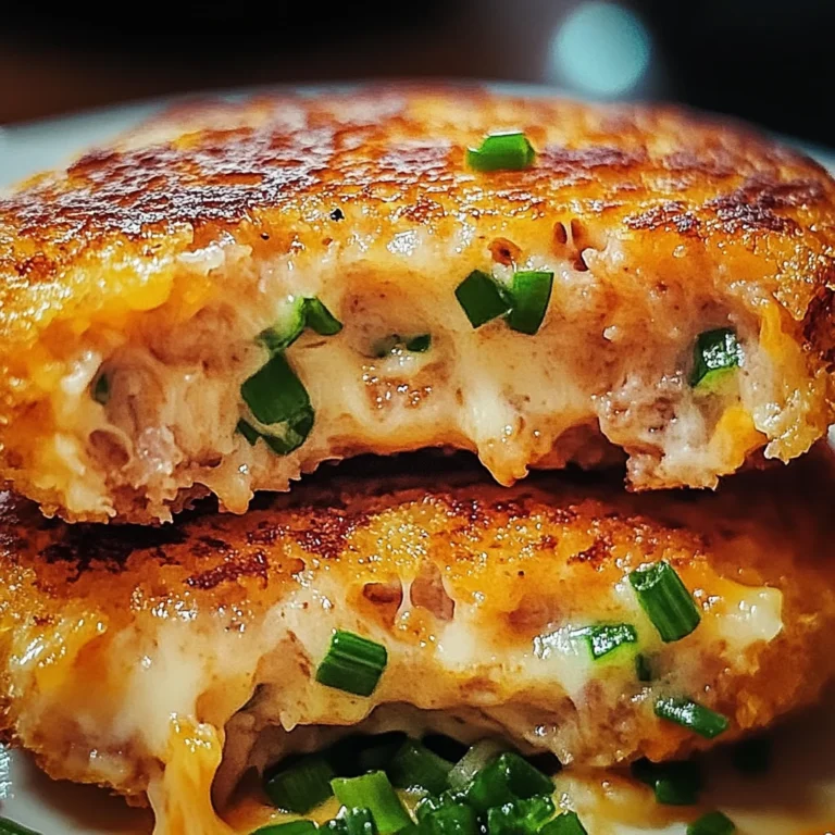 Tuna Melt Patties Recipe
