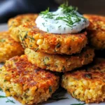 Ultimate Mediterranean Lemon Chickpea Patties with Yogurt Sauce