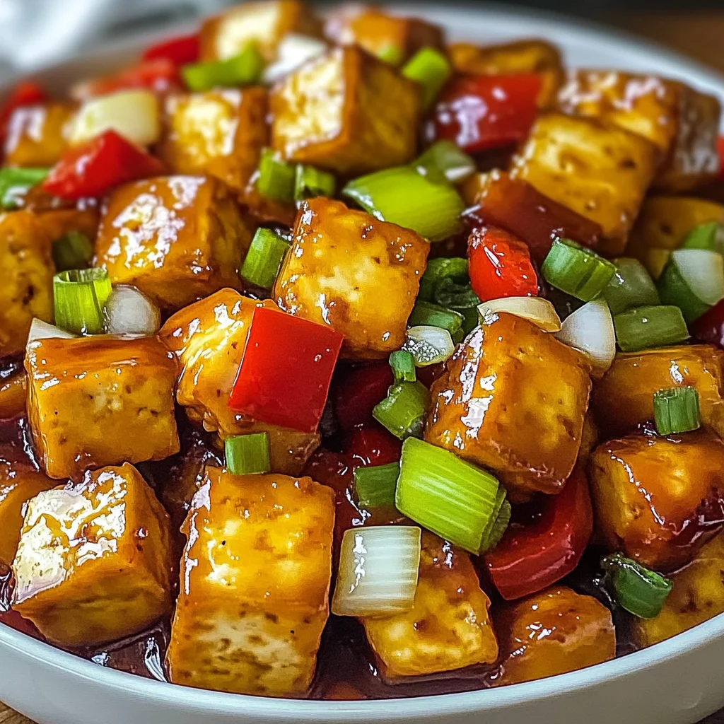 Vegan Pineapple Tofu