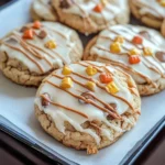 White Chocolate Reese’s Cheesecake Cookies
