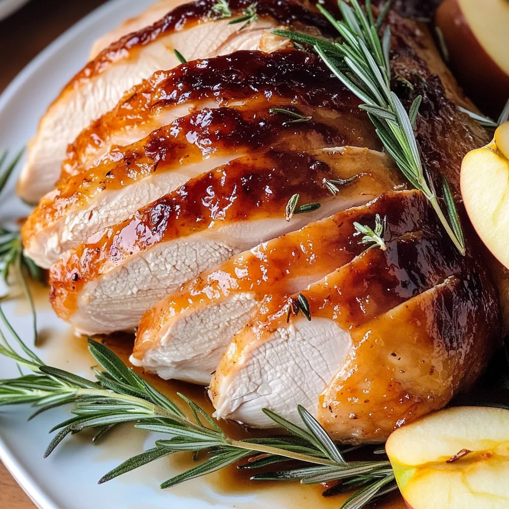 Apple Cider Glazed Turkey Breast