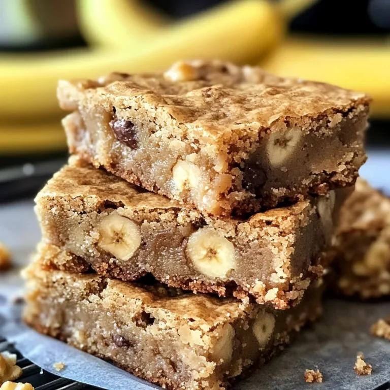 Banana Blondies: 7 Simple Banana Dessert Recipes to Love