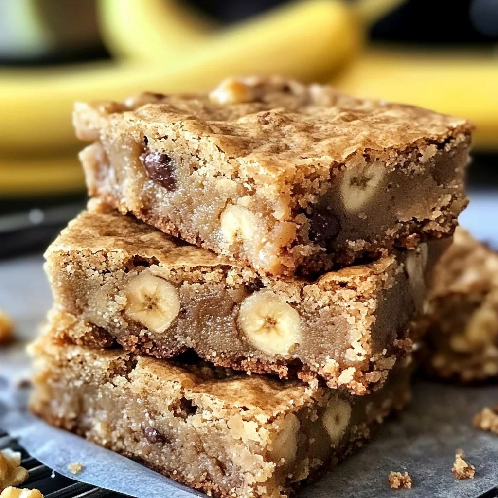 Banana Blondies: 7 Simple Banana Dessert Recipes to Love