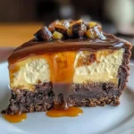 Caramel Brownie Cheesecake