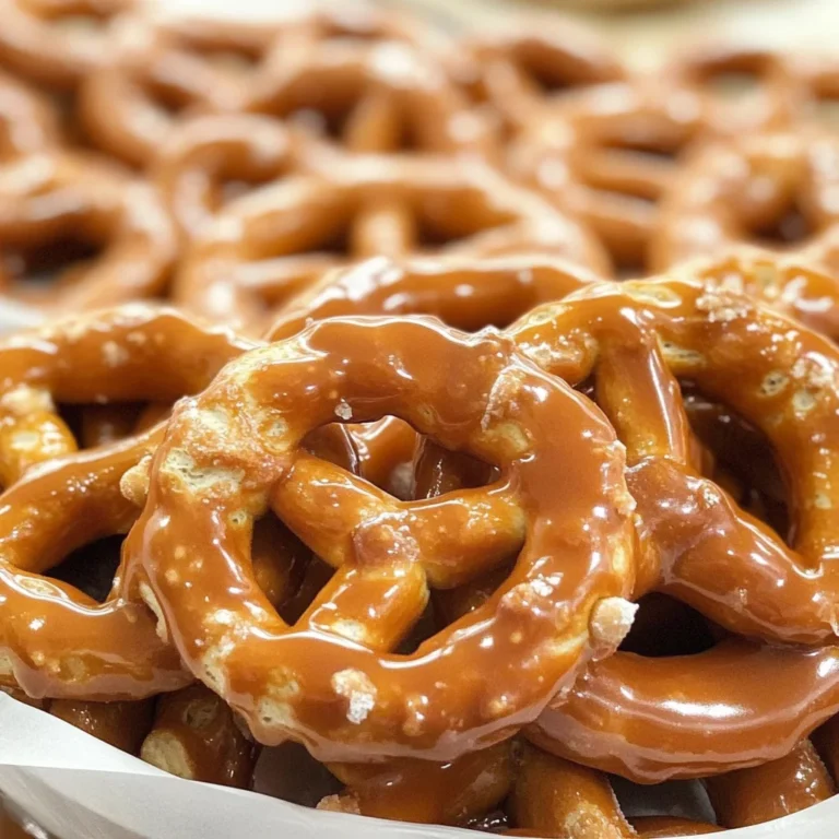 Caramel Pretzels