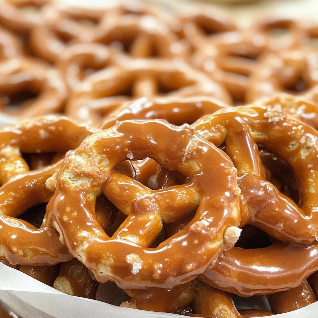 Caramel Pretzels