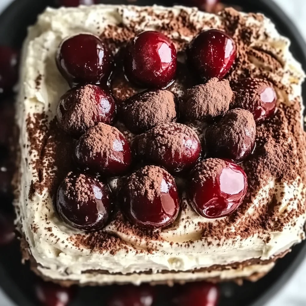 Cherry Amaretto Tiramisu