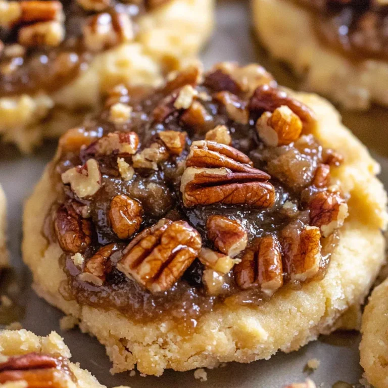 Crumbl pecan pie cookies