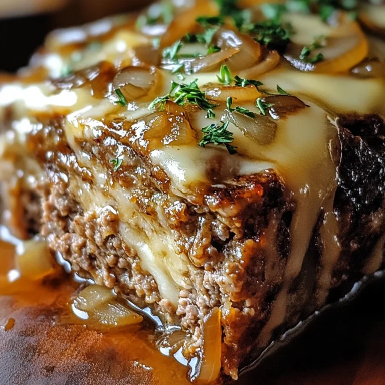 French Onion Meatloaf