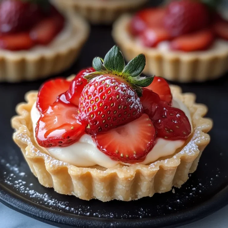 Fresh and Delicious Strawberry Tartlets Recipe