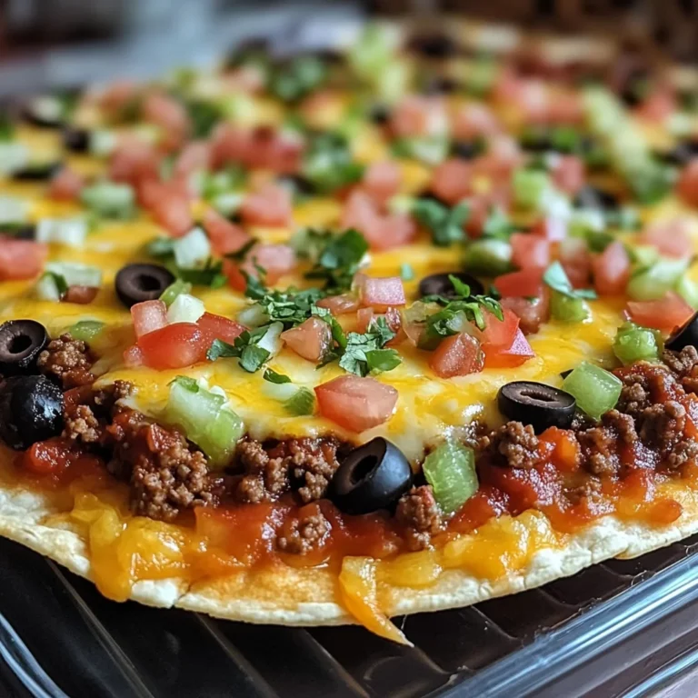 Homemade Mexican Pizza