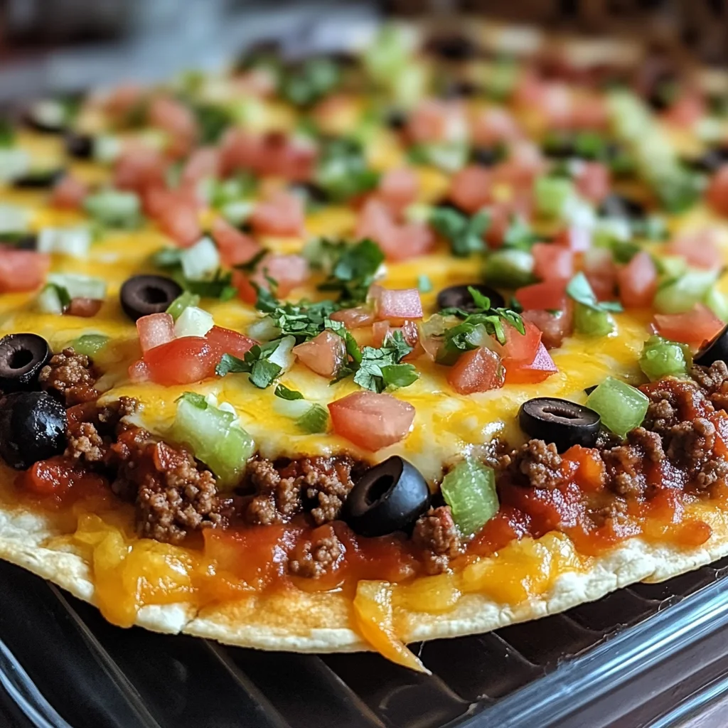 Homemade Mexican Pizza