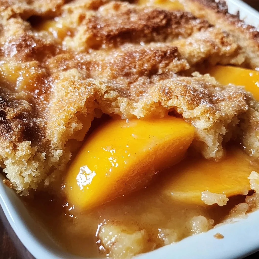 Homemade Peach Cobbler