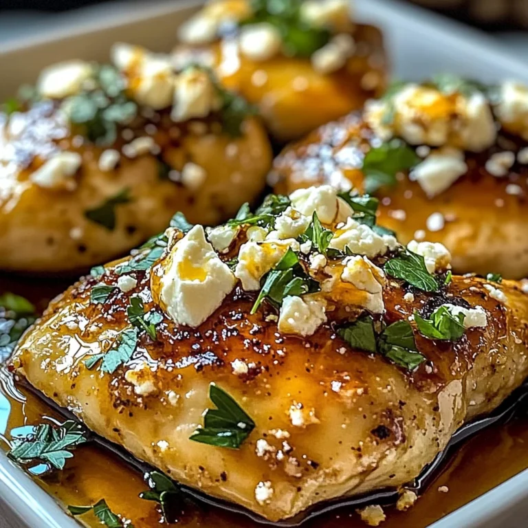 Hot Honey Feta Chicken Dish: A Deliciously Spicy and Savory Recipe