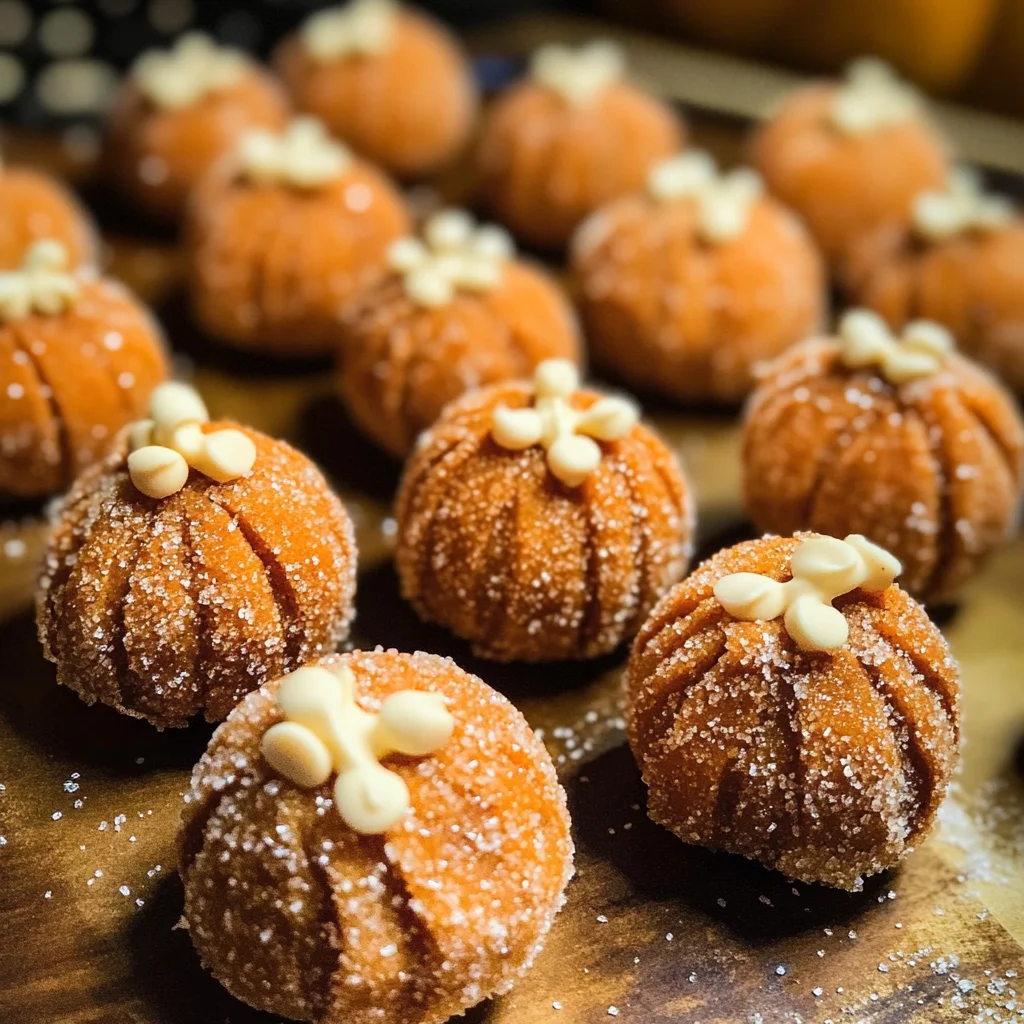 Pumpkin Cheesecake Truffles