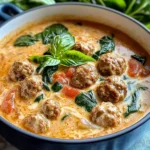 Savor the Comfort: Creamy Italian Meatball Soup to Warm Your Soul