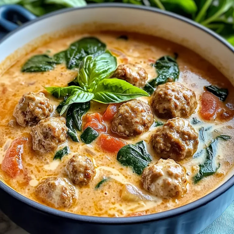 Savor the Comfort: Creamy Italian Meatball Soup to Warm Your Soul