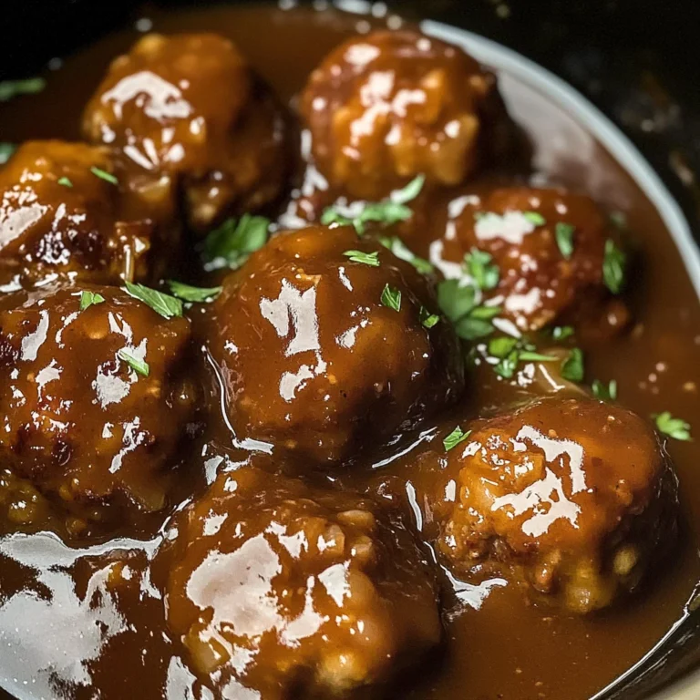 Slow Cooker Salisbury Steak Meatballs: Family-Friendly Comfort