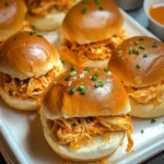Spicy Buffalo Chicken Sliders