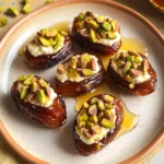 St. Patrick’s Day Treat: Honey Pistachio Ricotta Stuffed Dates