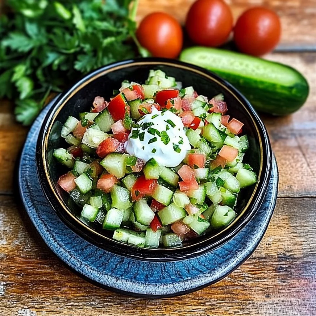 crisp cucumber salsa