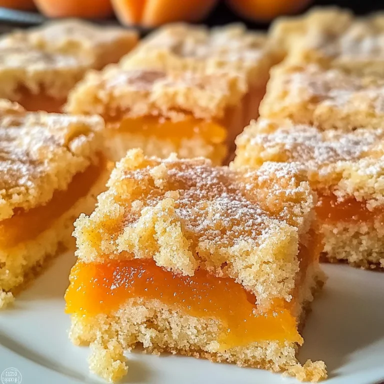 Apricot Shortbread Bars Recipe
