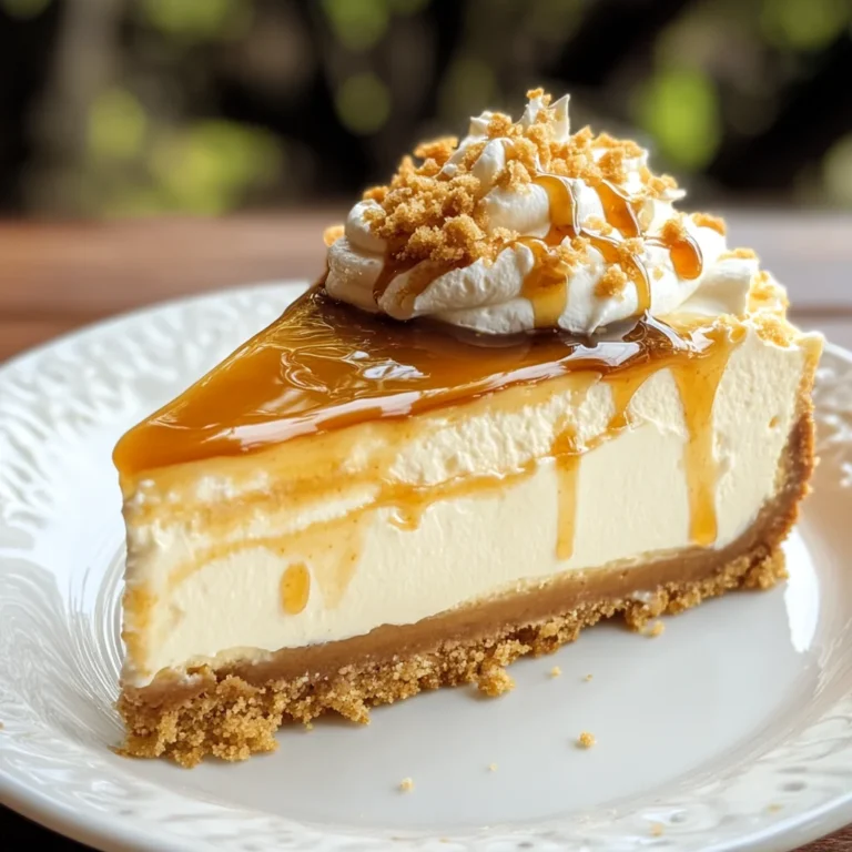Butterbeer cheesecake