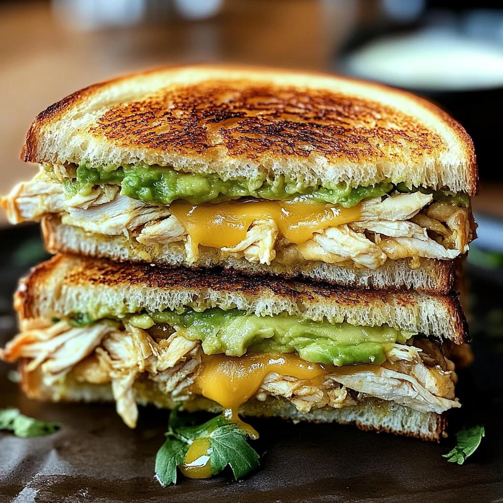 Chicken Avocado Melt Sandwich