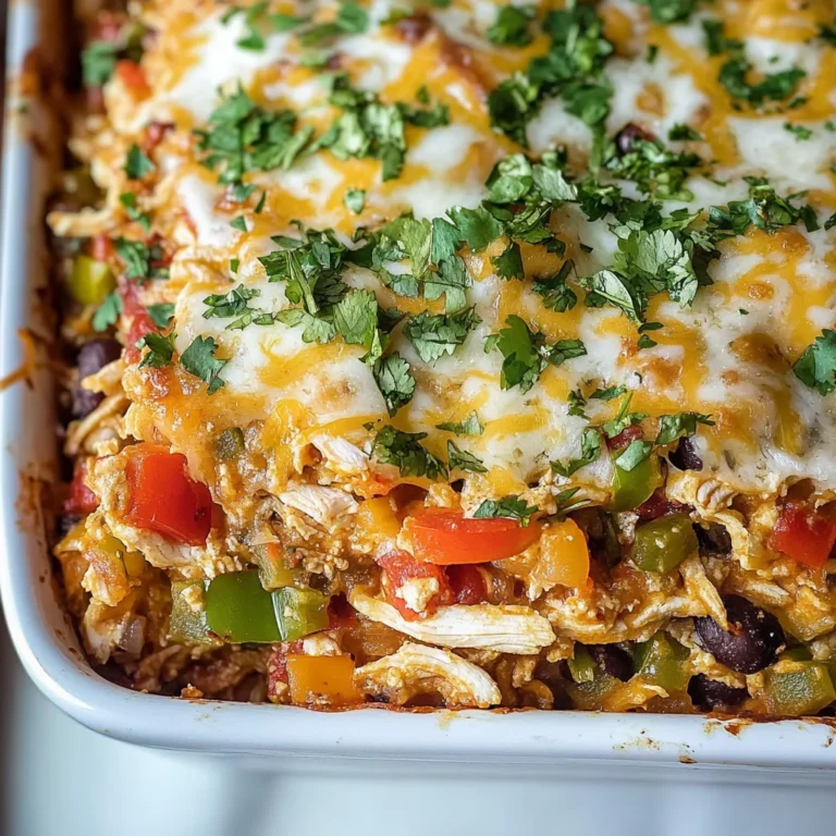 Chicken Burrito Casserole