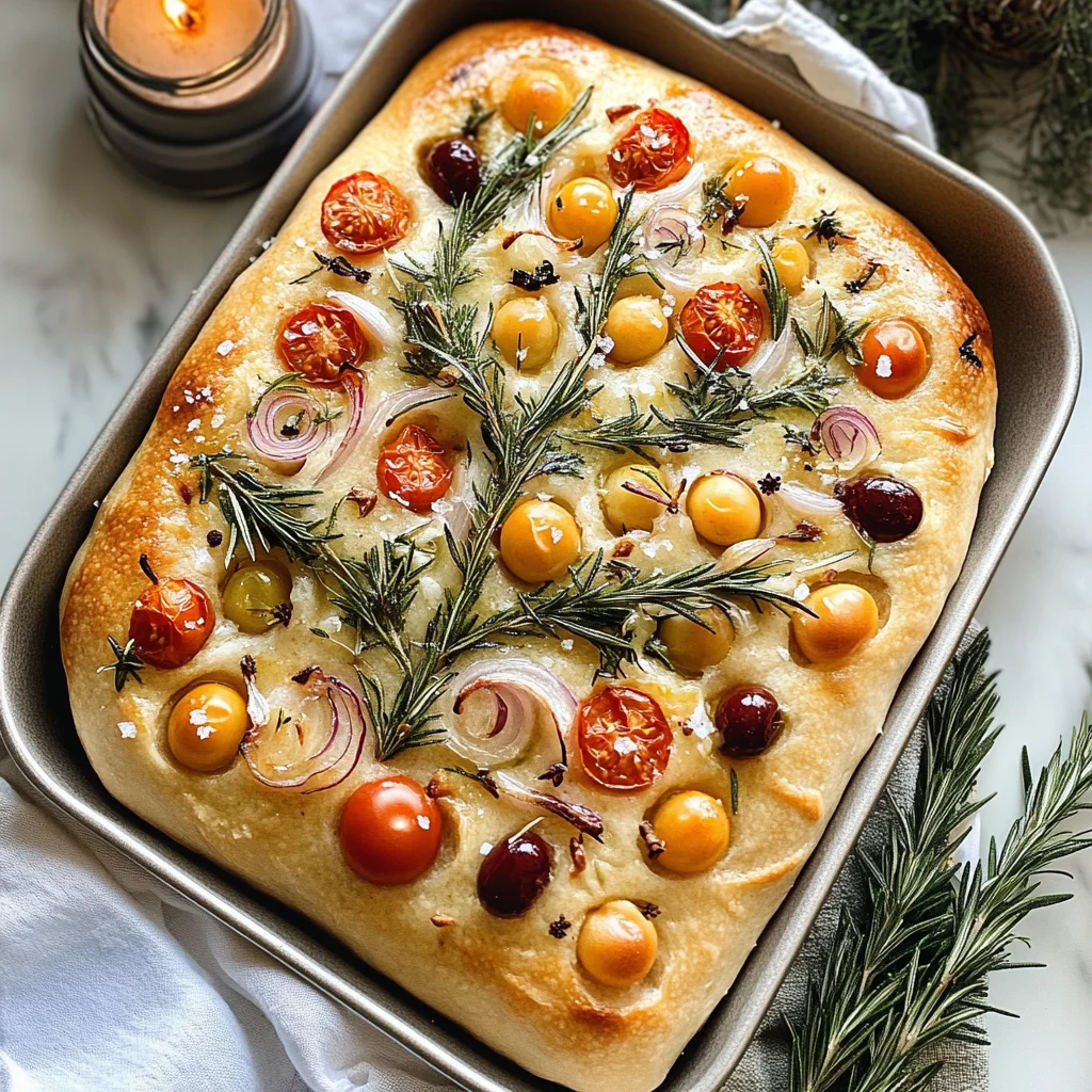 Christmas Tree Focaccia