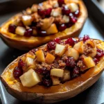 Cranberry Apple Twice-Baked Sweet Potatoes