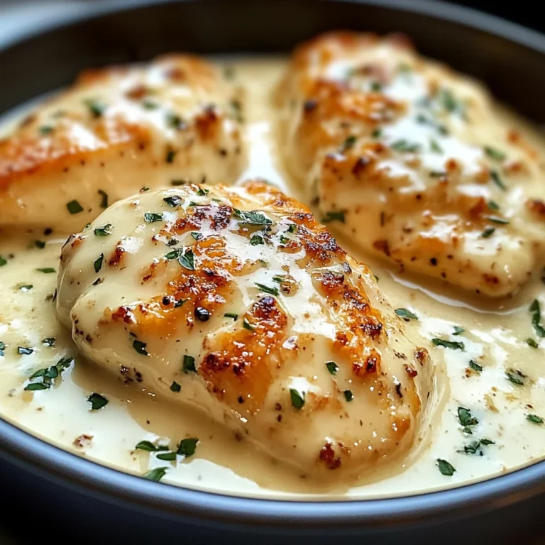 Creamy Baked Chicken with Parmesan and Garlic