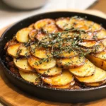 Crispy Balsamic-Thyme Potato Torte