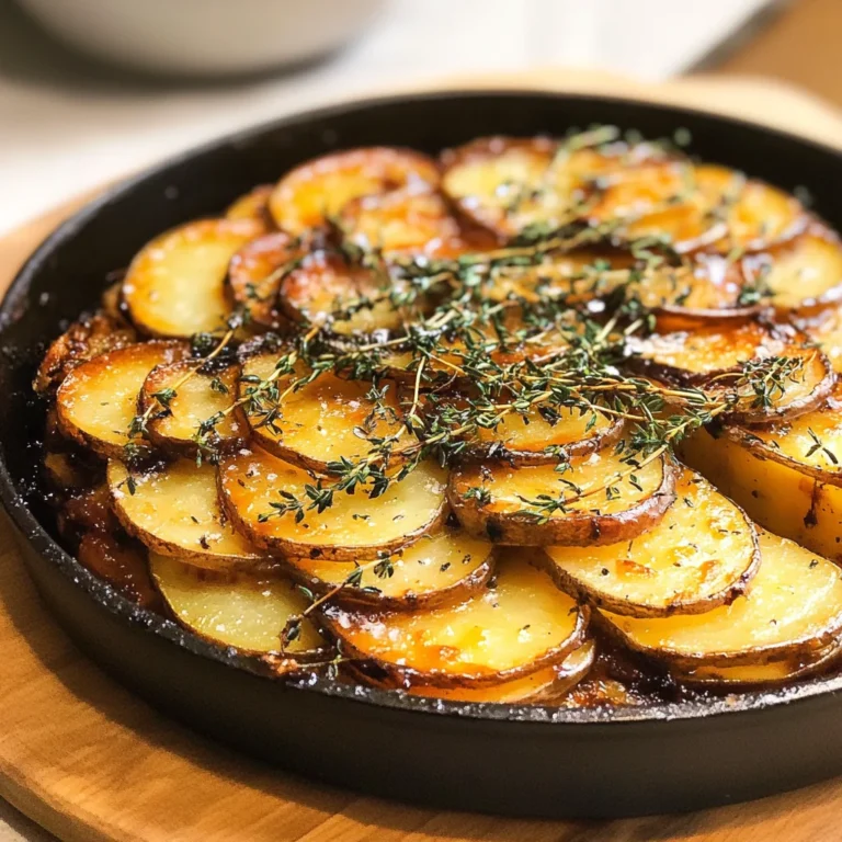 Crispy Balsamic-Thyme Potato Torte