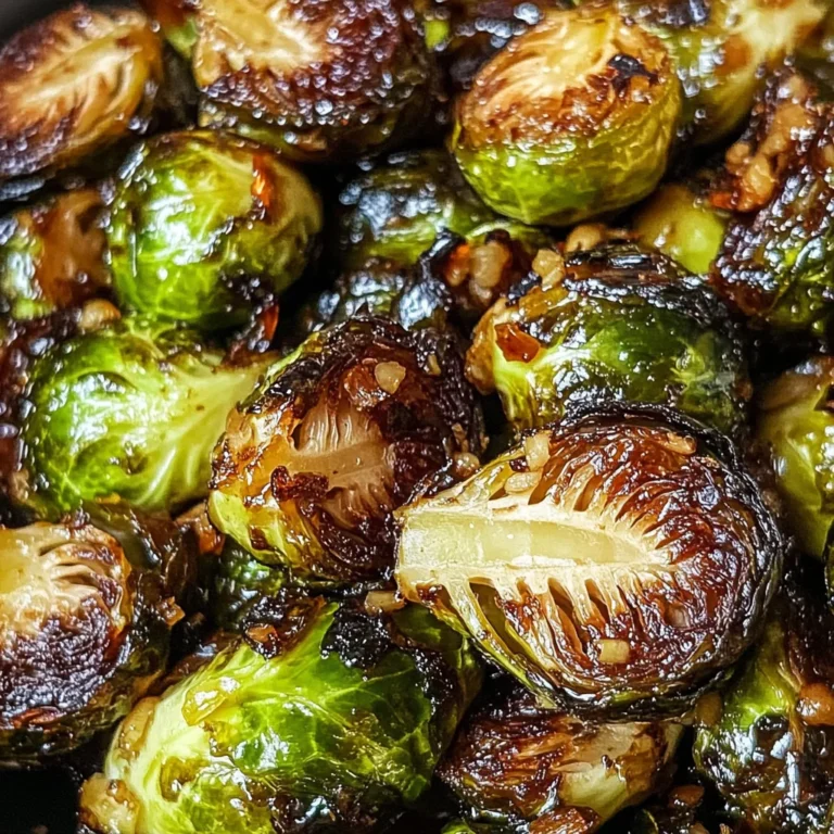 Crispy Honey Balsamic Brussels Sprouts