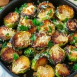 Crispy Parmesan-Crusted Roasted Brussels Sprouts